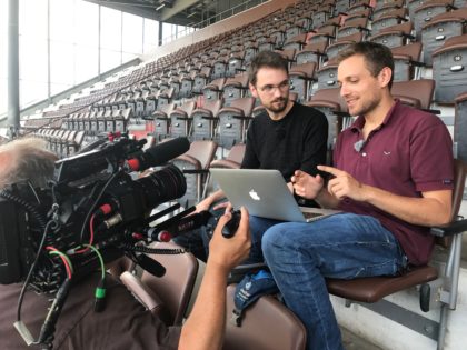 Aktivisten bei der Planung